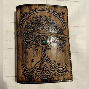 Vintage leather journal